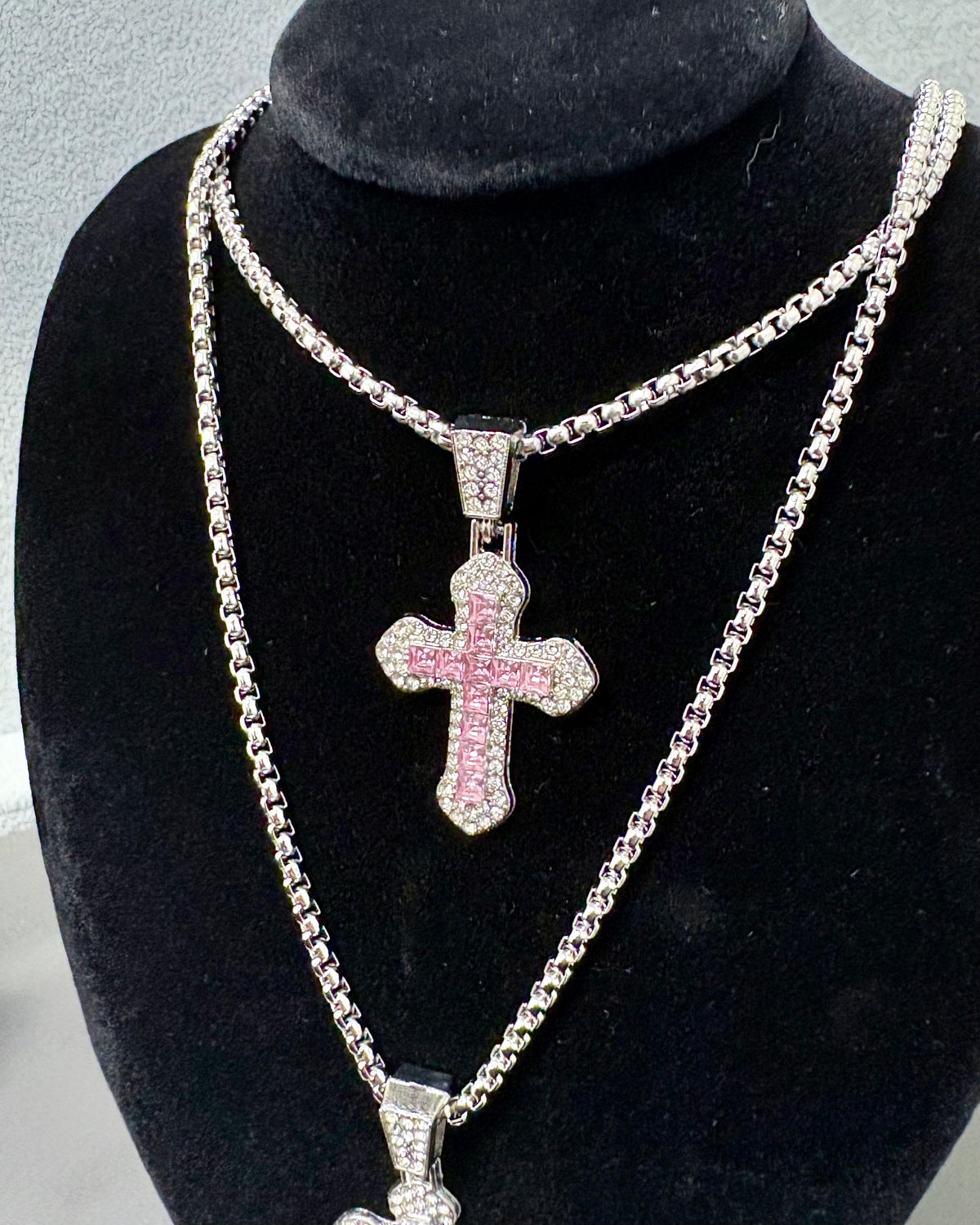 Chain Semplice Con Zirconi Colorati