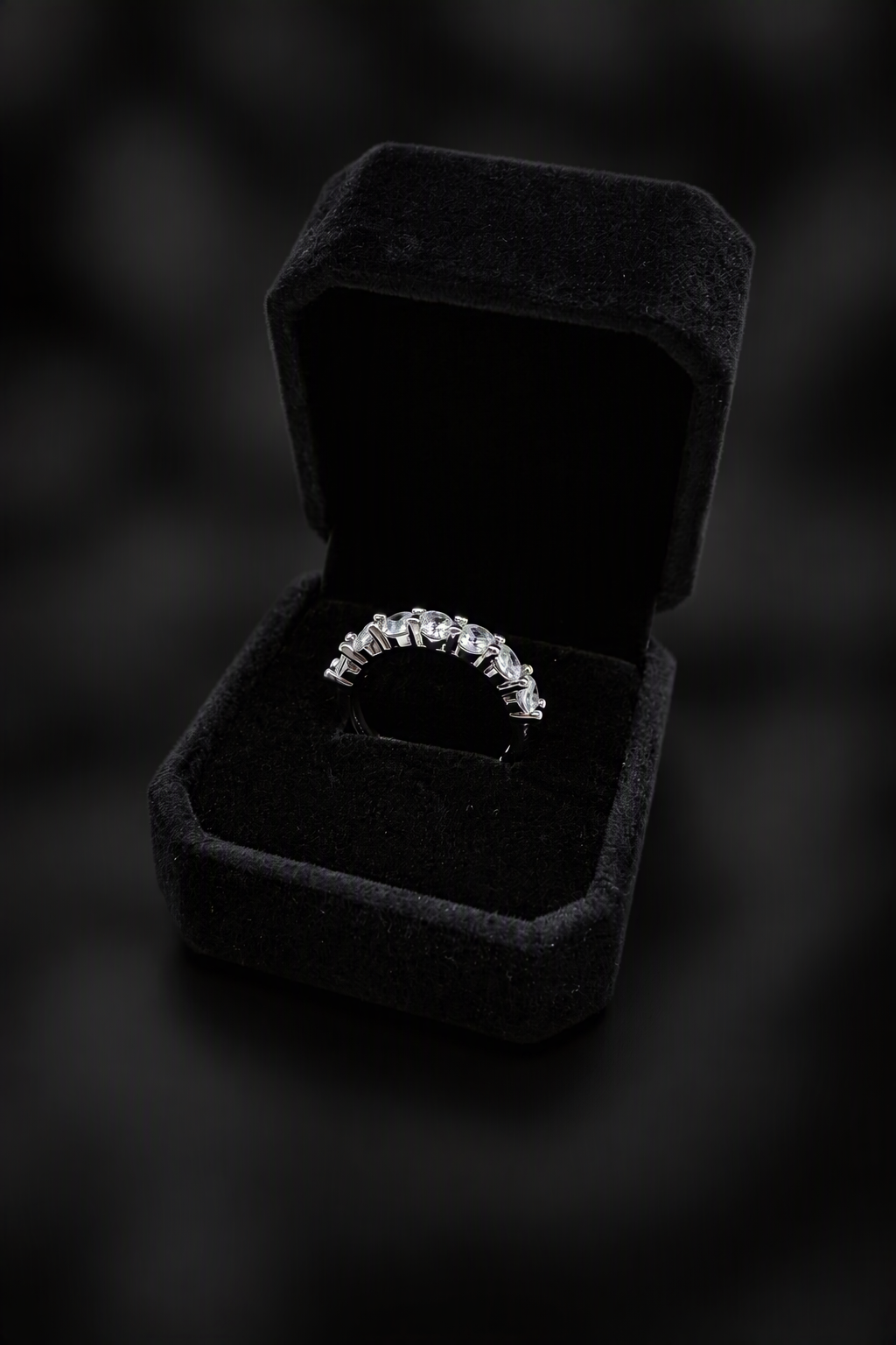 ANELLO 7 MOISSANITE REGOLABILE
