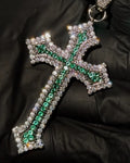 PENDENTE CROSS EMERALD